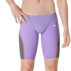 NWT Speedo Pure Intent Jammer 811975H551  Sz 23Purple/Grey